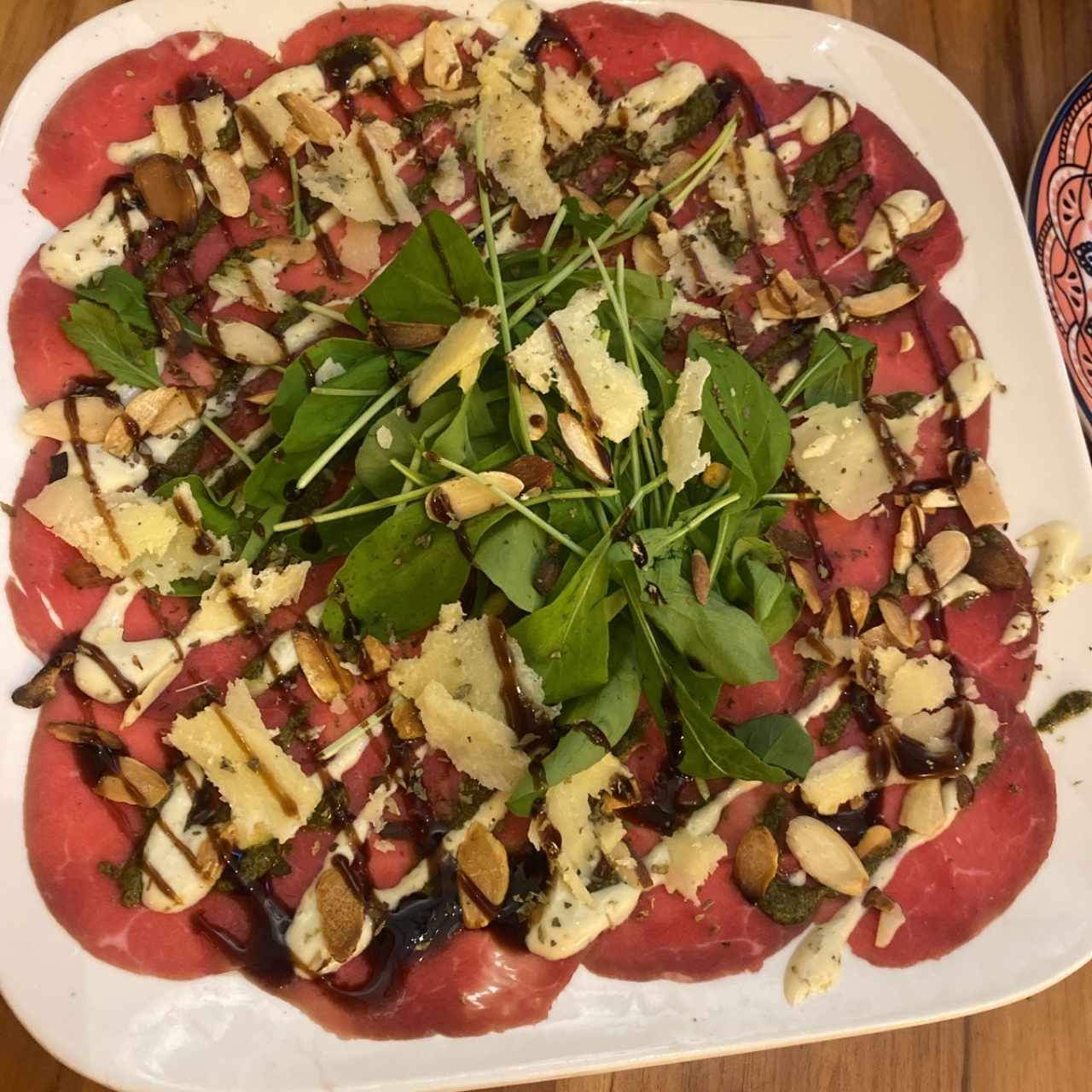Entradas - Carpaccio de Res