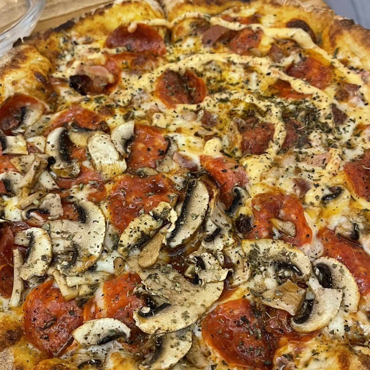 Viva la pizza y mafiosa