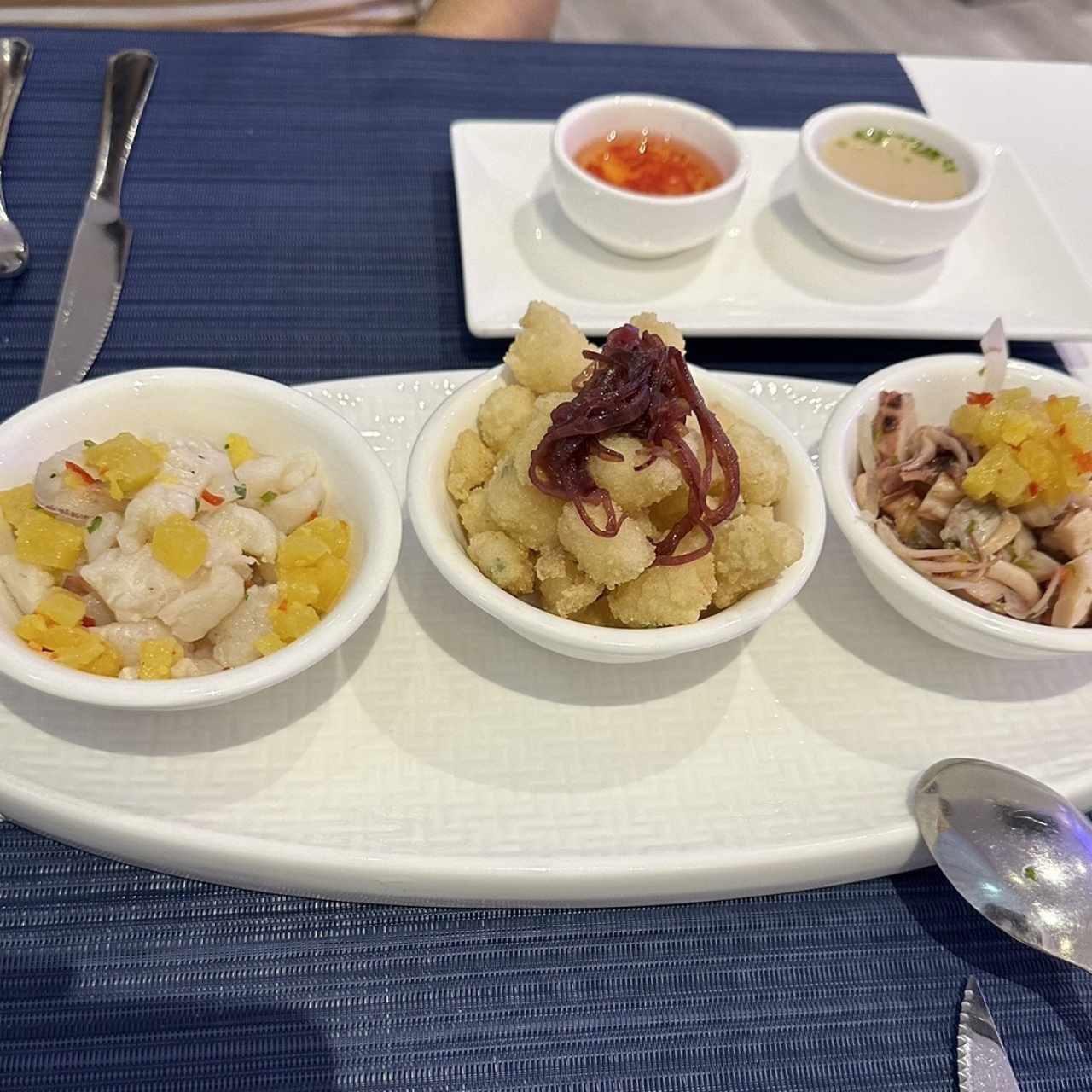 Trio de ceviche