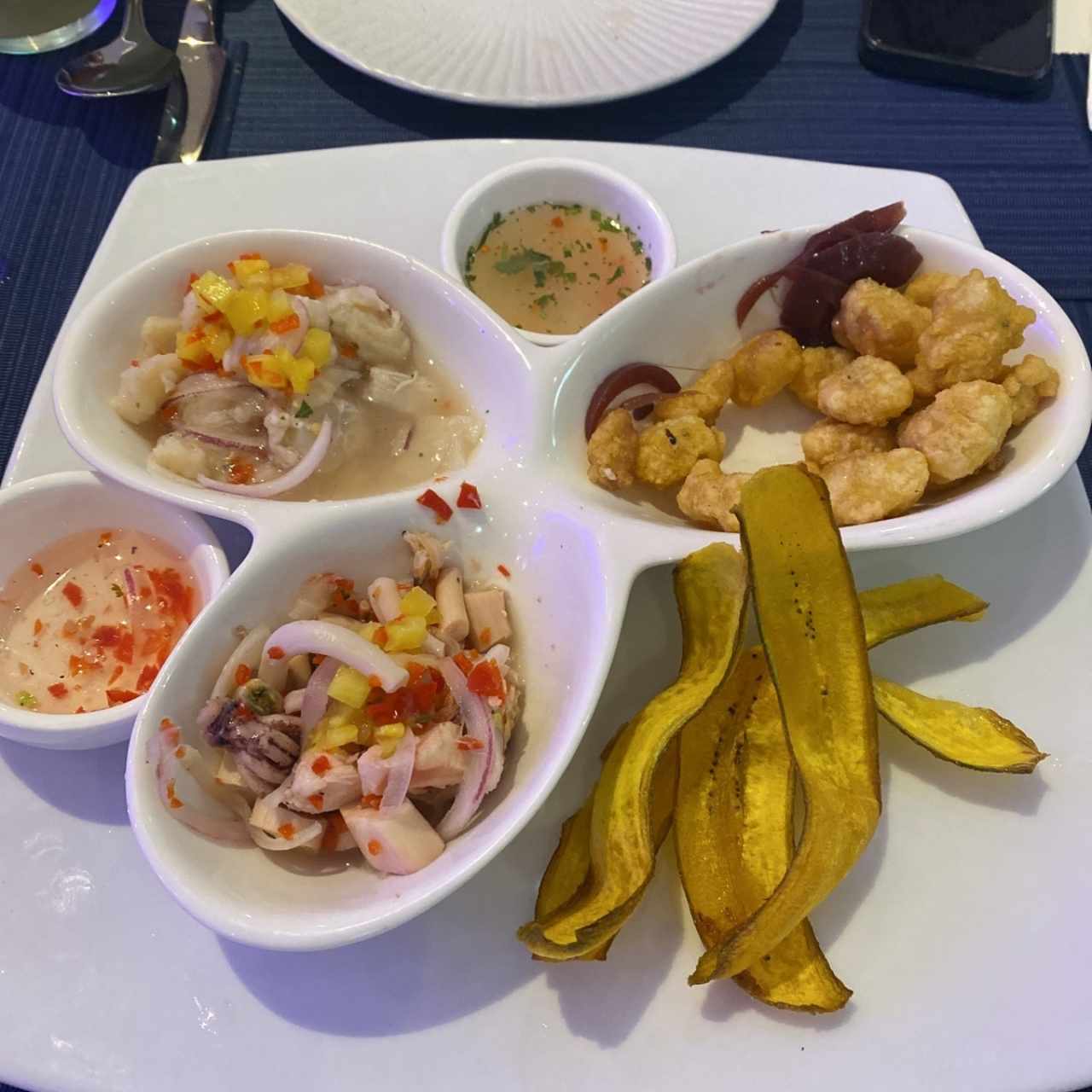 Trio ceviche 