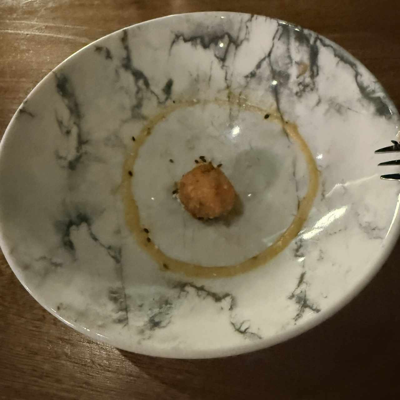 Croquetas cortesía de la casa 