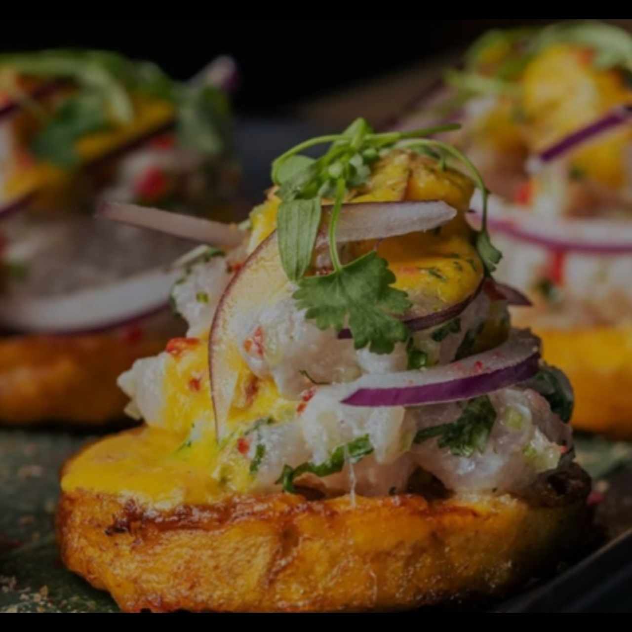 Entretiempos - Patacones Cevicheros
