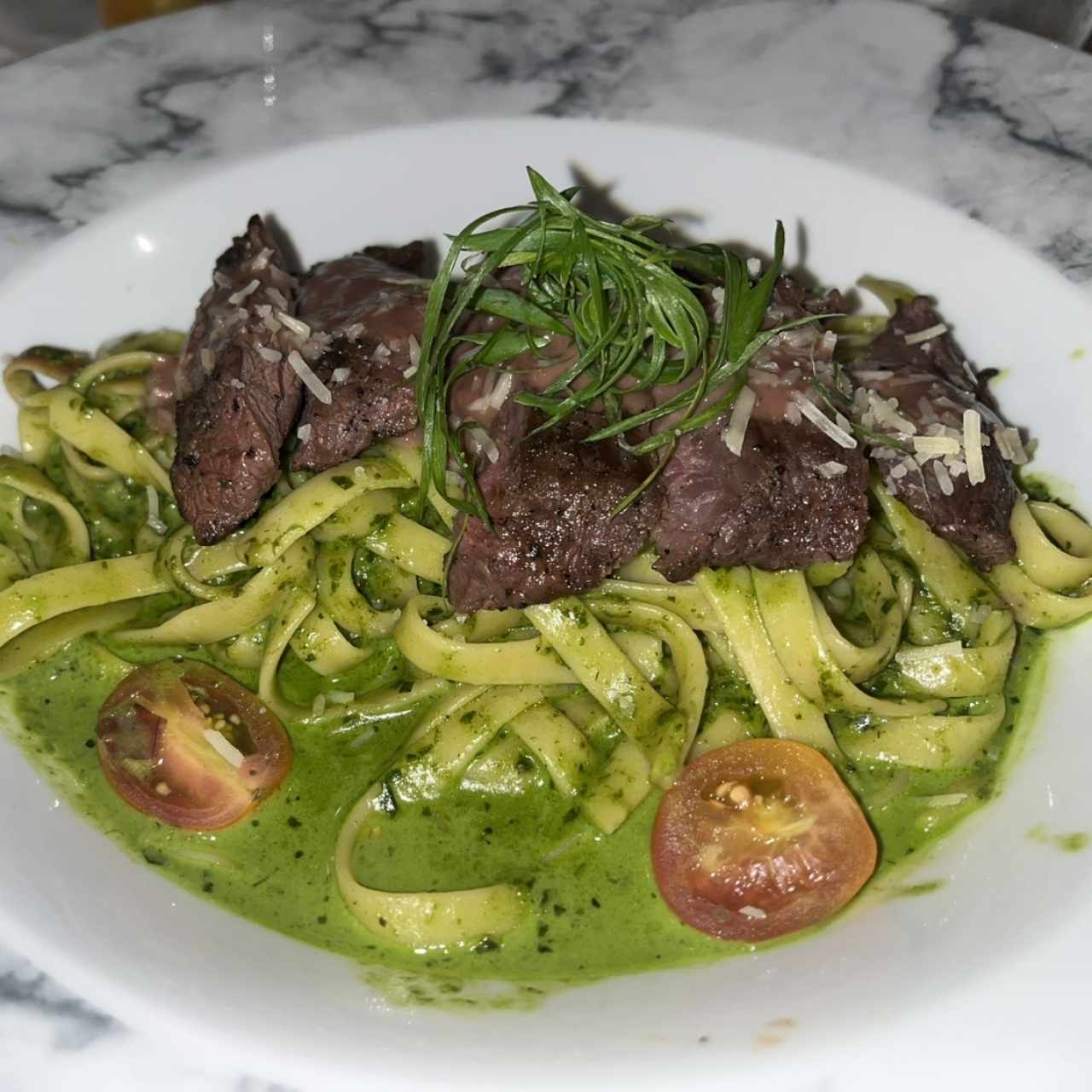 Fondos - Fetuccini al Pesto