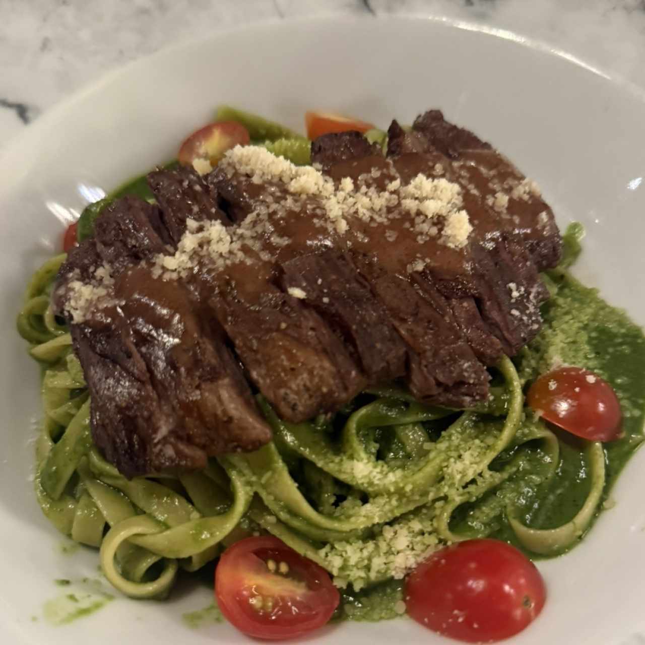 Fondos - Fetuccini al Pesto