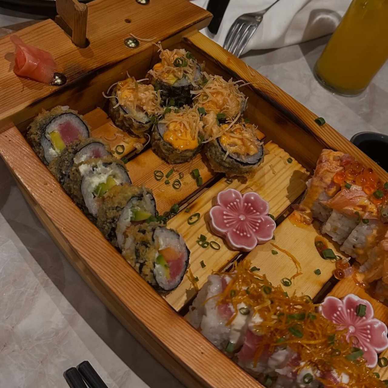 degustación de sushi