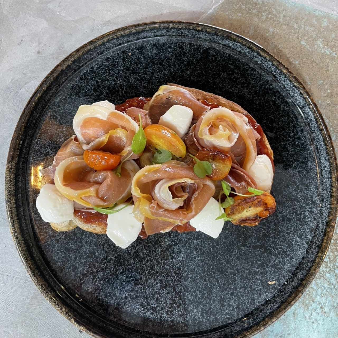 Mediterranean toast 