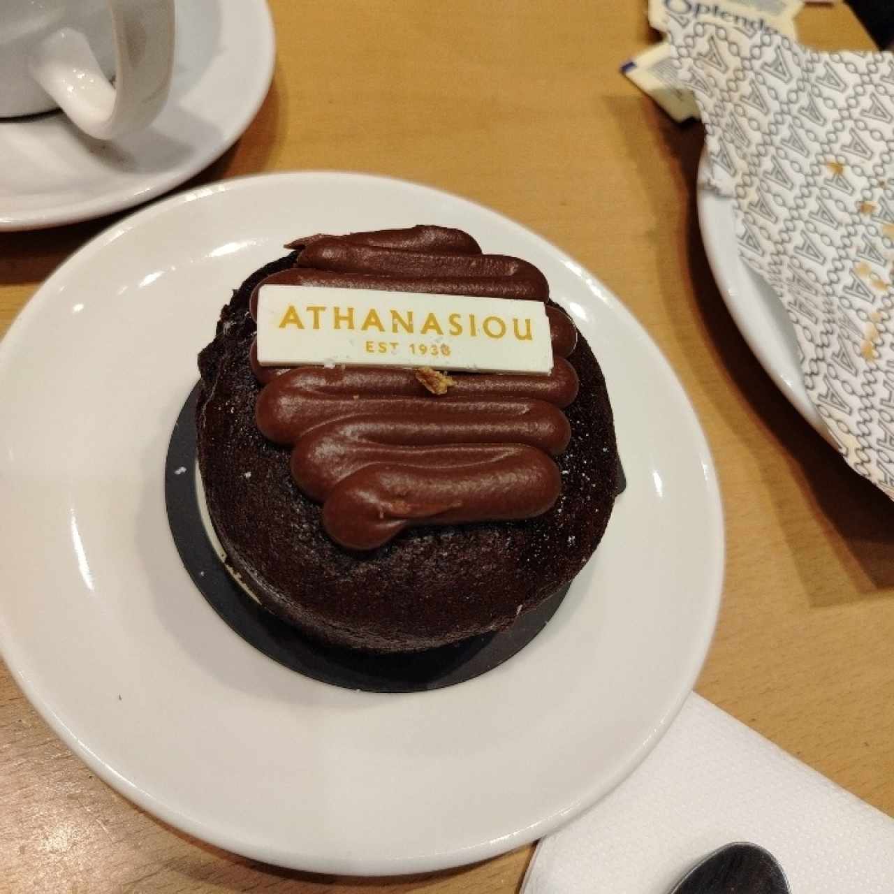 Torta café con chocolate 