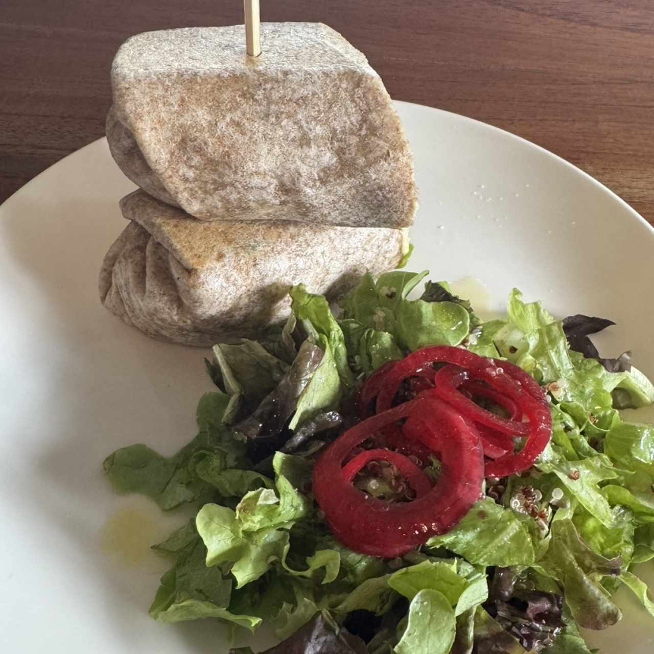 Wrap de falafel