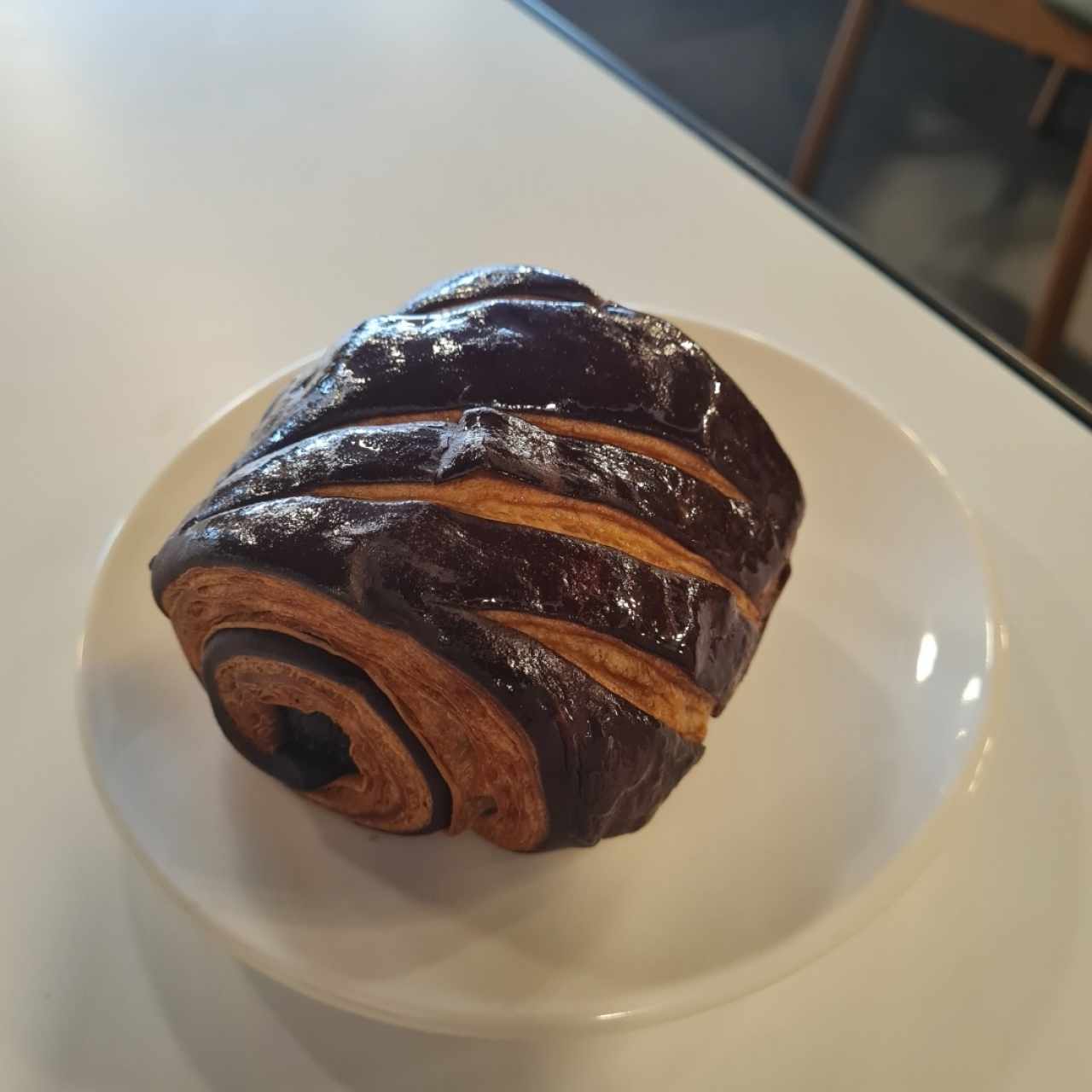 Croissant de brownie