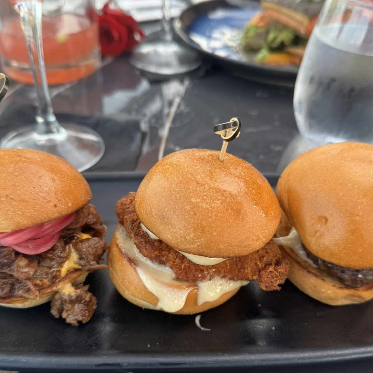 Menú - TRIO DE SLIDERS