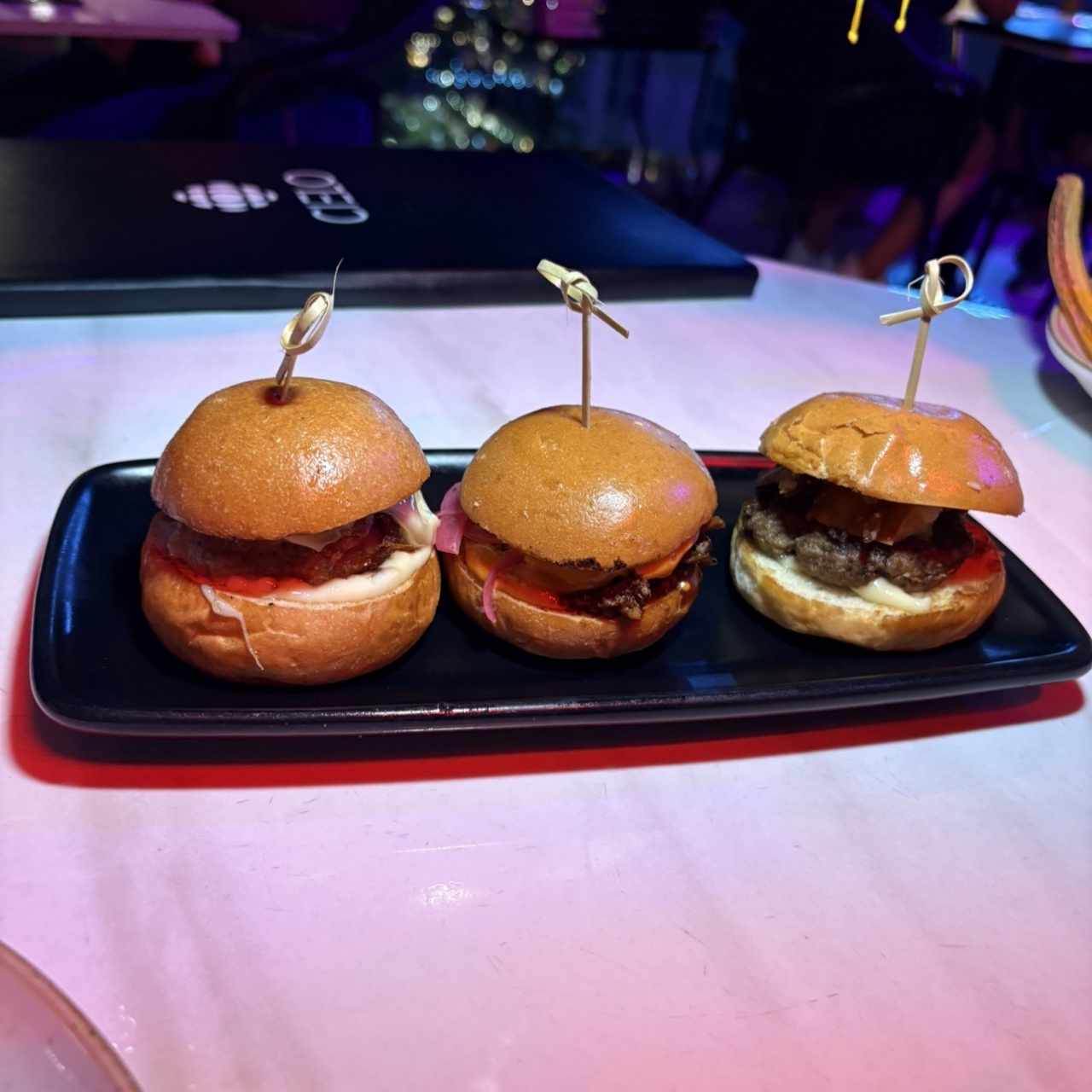TRIO DE SLIDERS BURGER