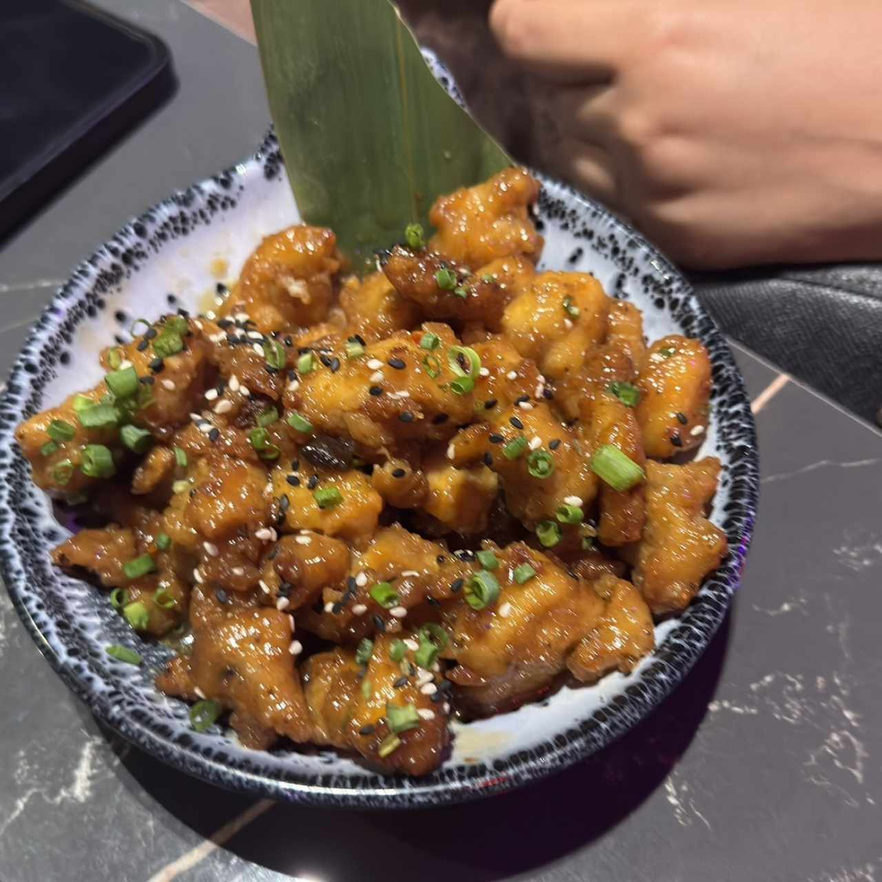 ENTRADAS - ORANGE POPCORN CHICKEN