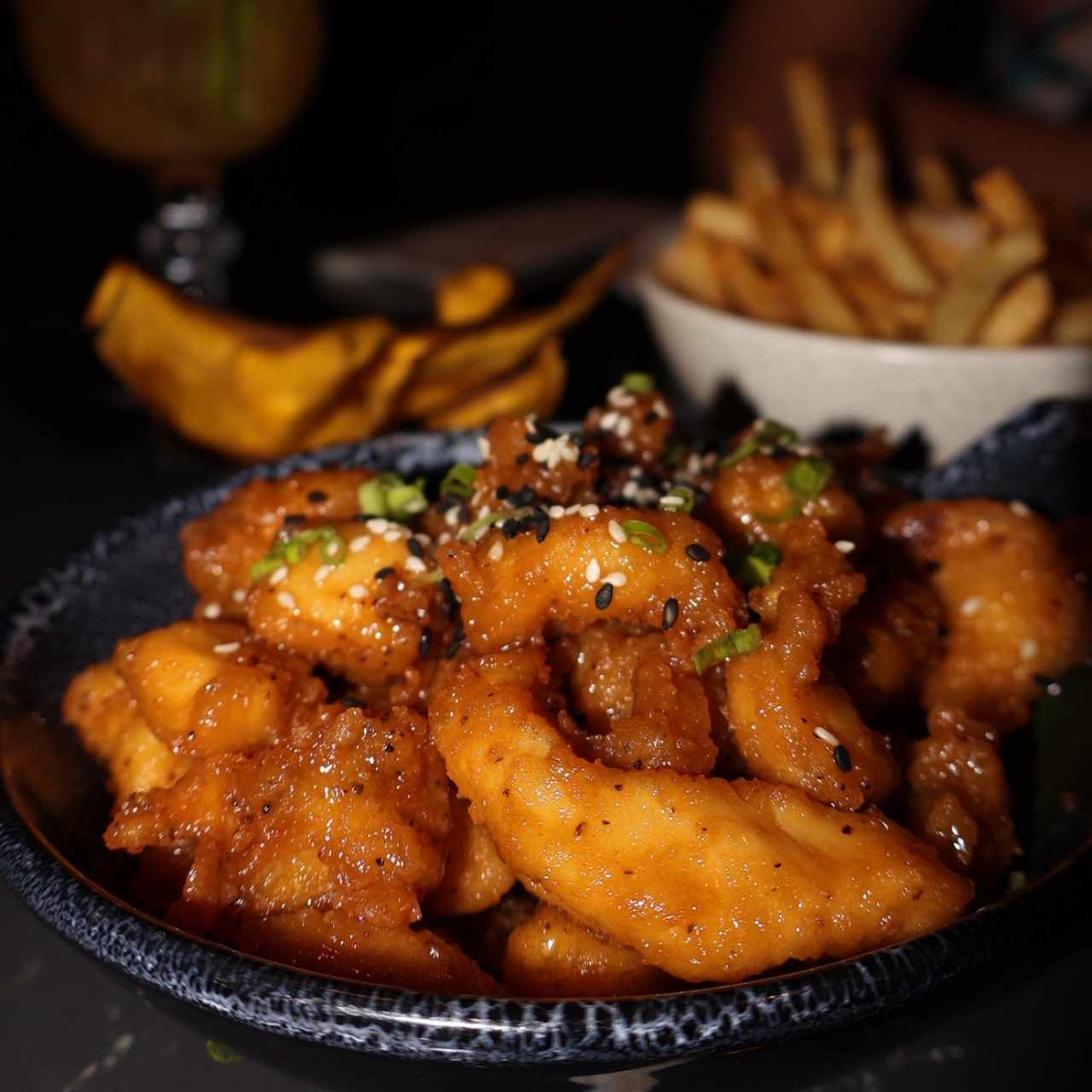 ENTRADAS - ORANGE POPCORN CHICKEN