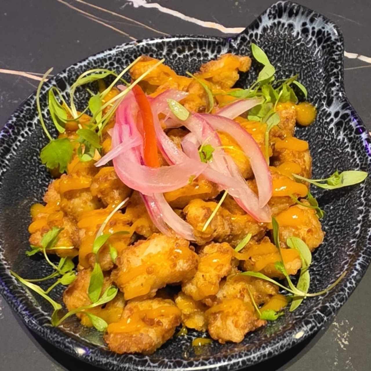 ENTRADAS - Popcorn Fish Ceviche