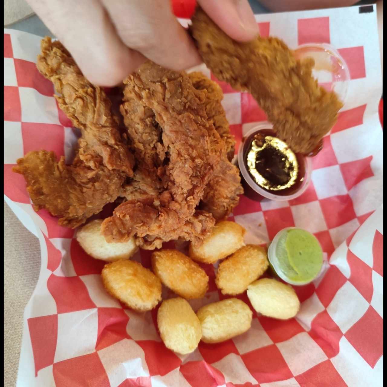 5 chicken finger 