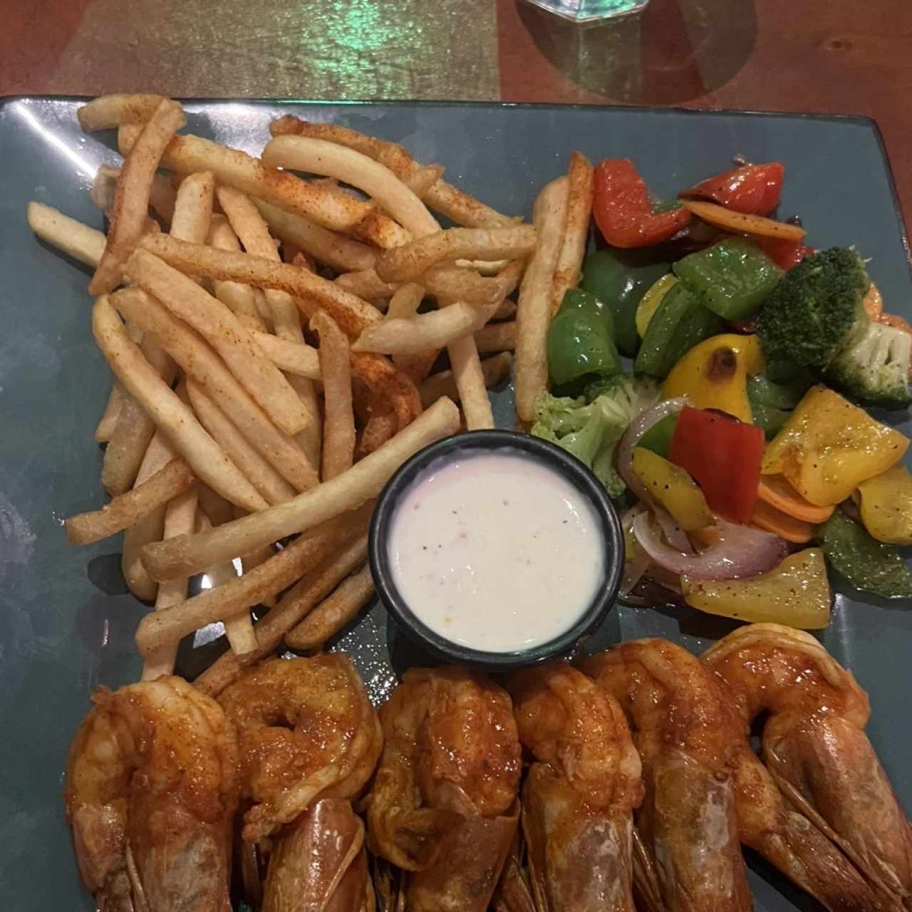 Langostinos en Salsa blanca