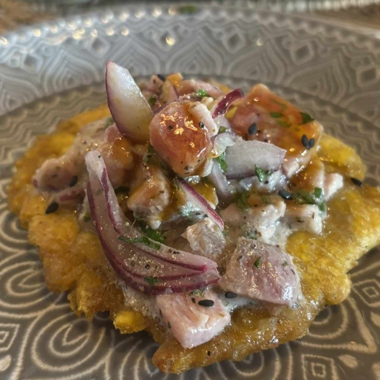 Entradas - Ceviche caribeño