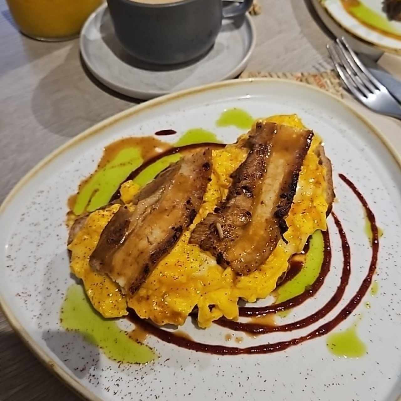 BRUNCH - PORK BELLY TOAST