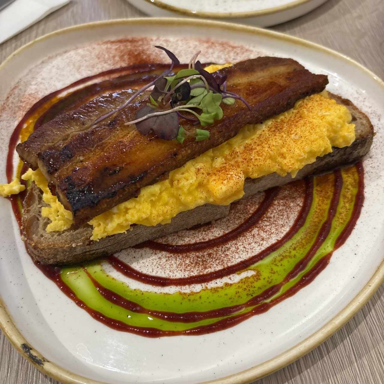 BRUNCH - PORK BELLY TOAST