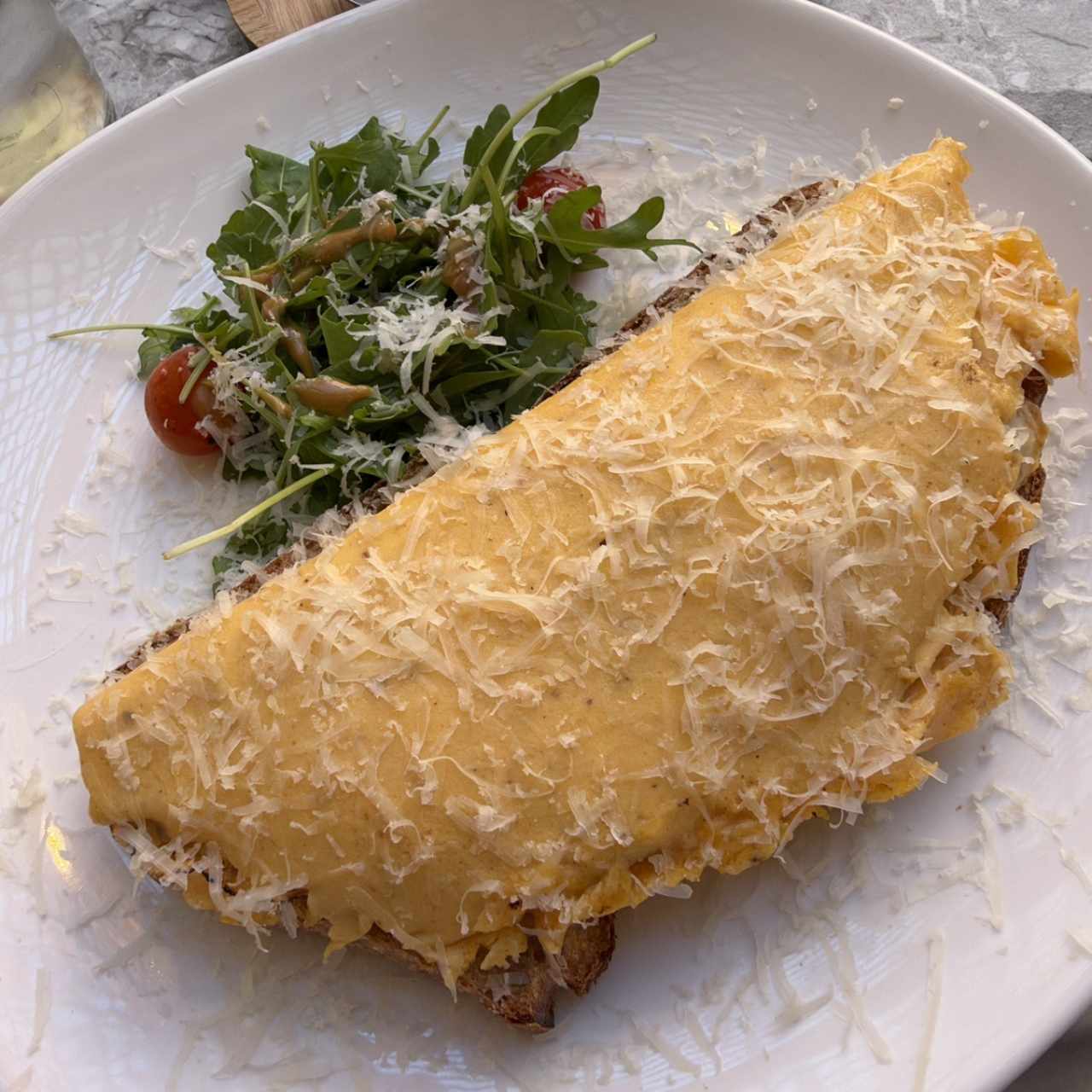 OMELETTE, QUESO Y CEBOLLA