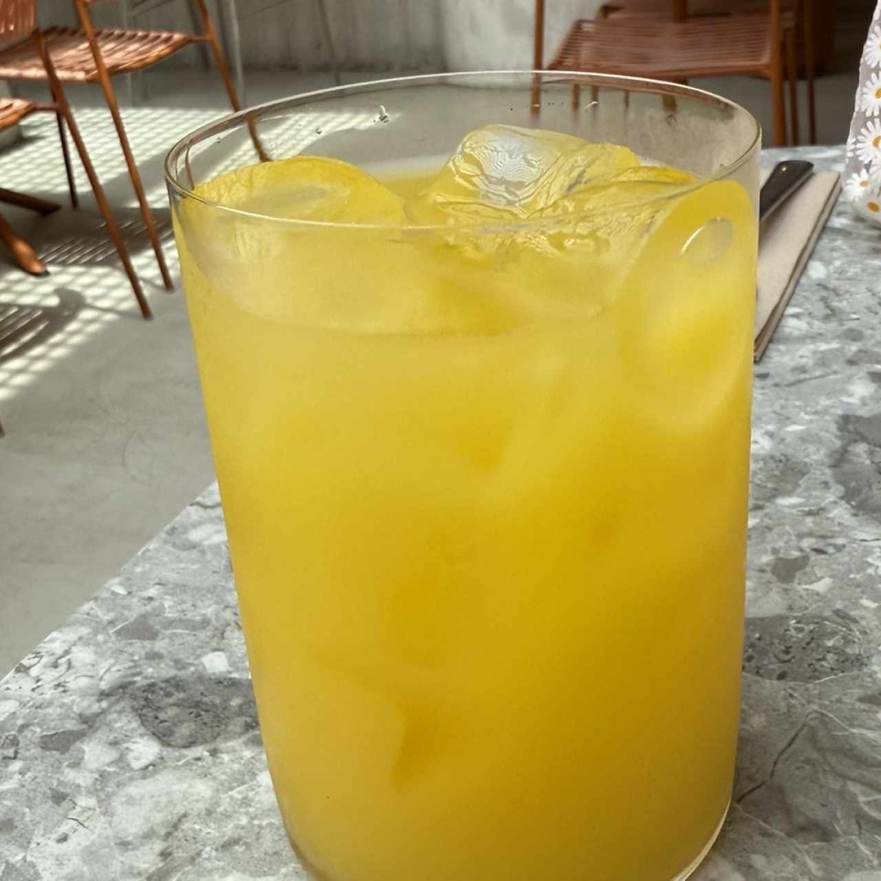 Jugo natural de naranja