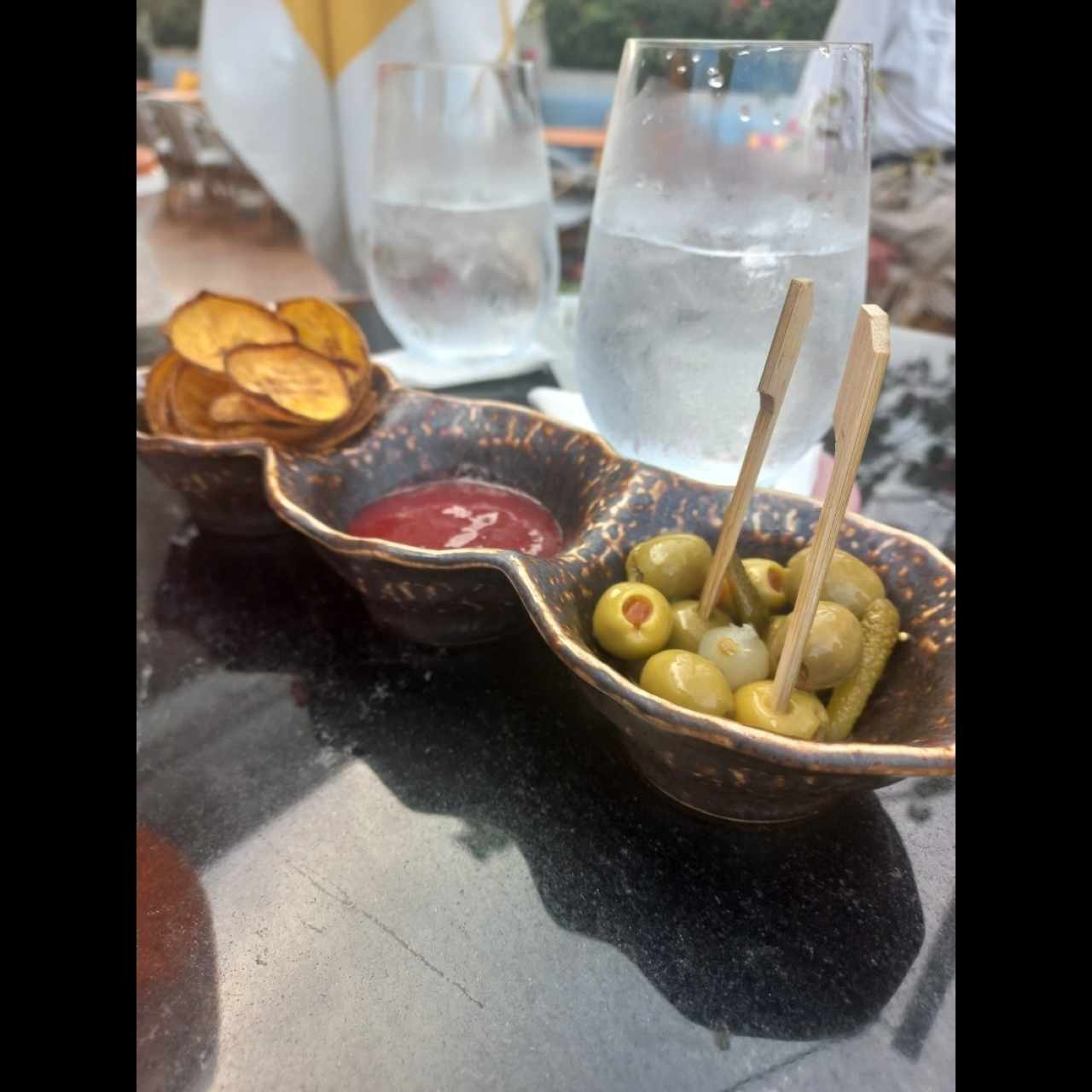 picadita cortesía de la casa 
