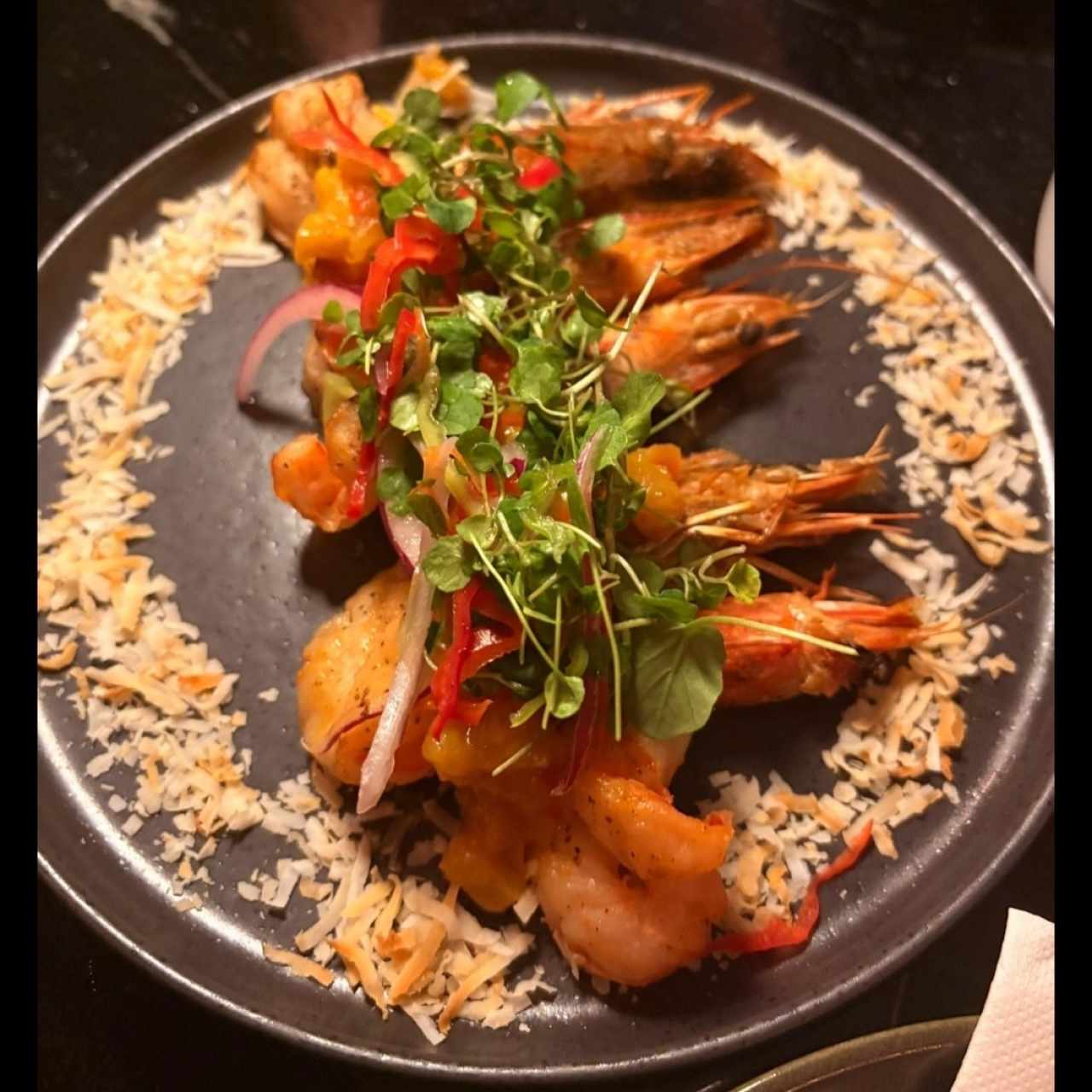 Langostinos,Chimicurri,mayonesa de estragón