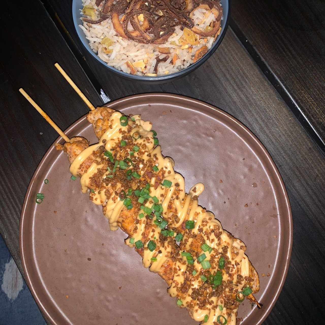 Kebab de pollo