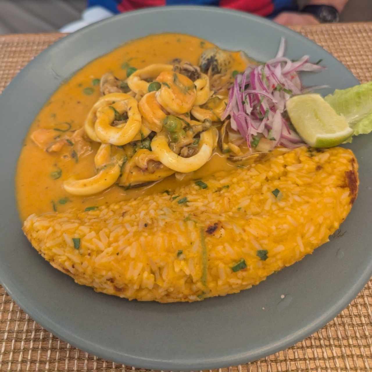Tacu Tacu De Mariscos