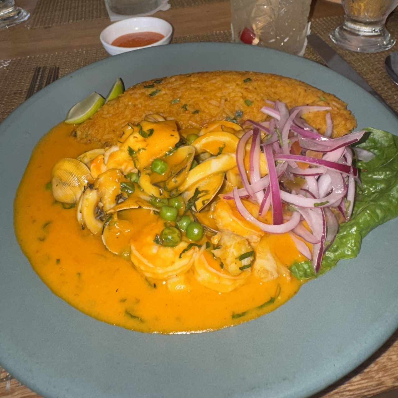 Tacu Tacu De Mariscos