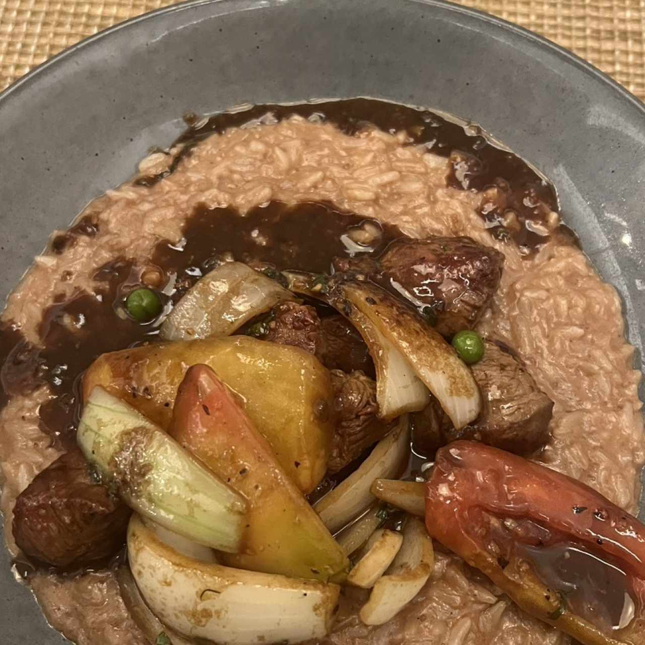 Rissoto de Quinoa con Lomo Saltado