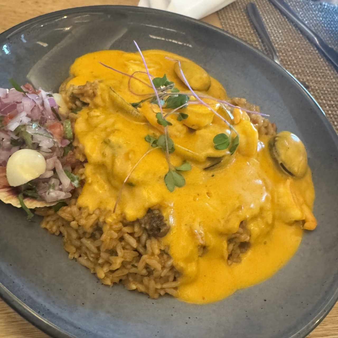 Arroz Callao con Mariscos