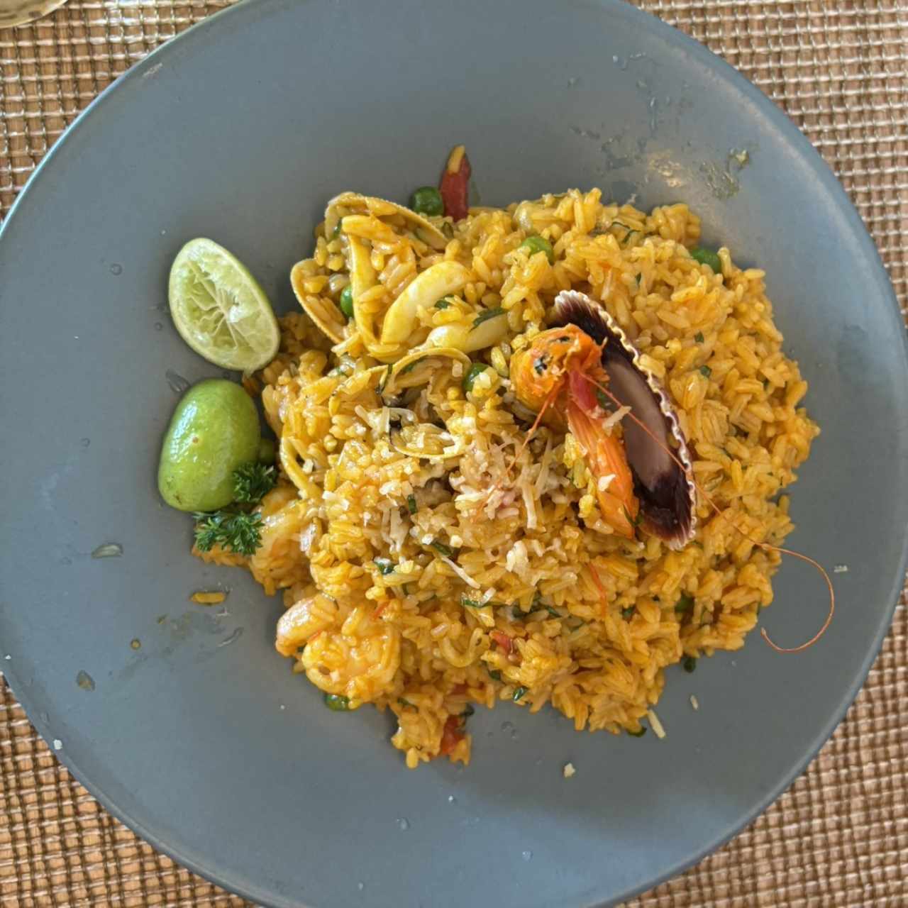 Platos Fuertes - Arroz Con Mariscos