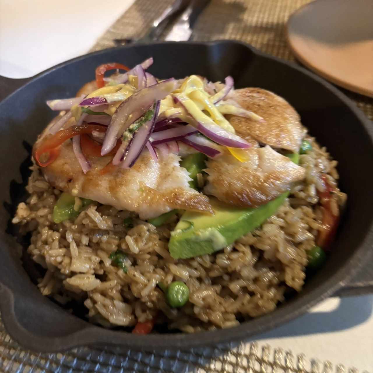 Platos Fuertes - Arroz Con Mariscos