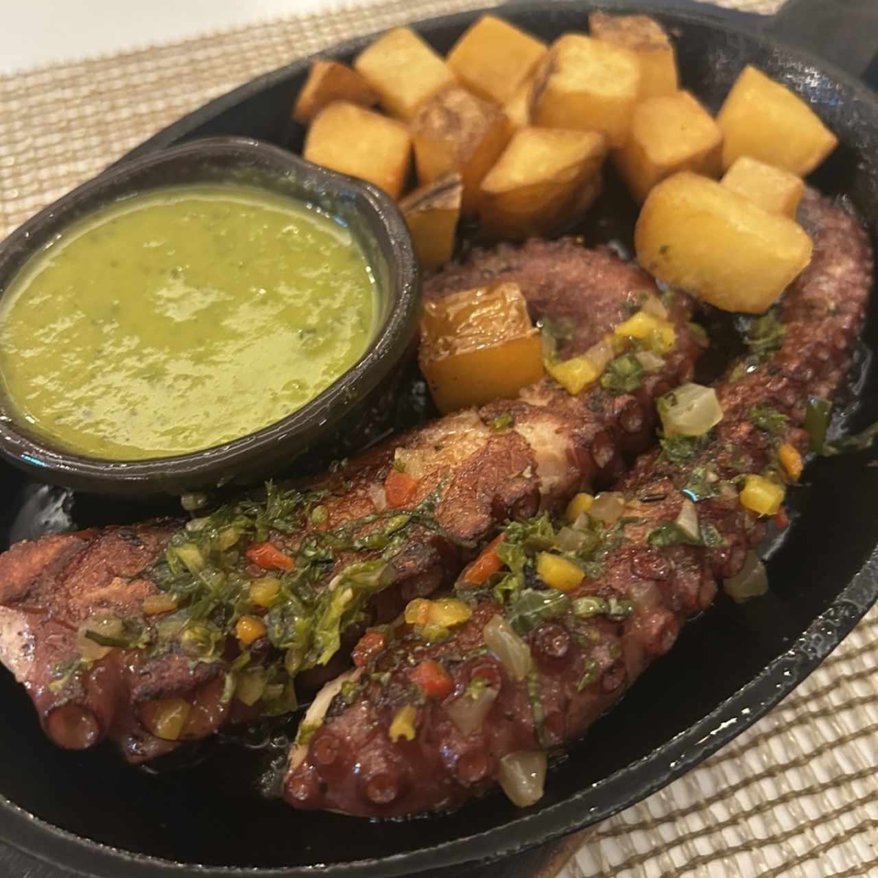 Pulpo a la parrilla
