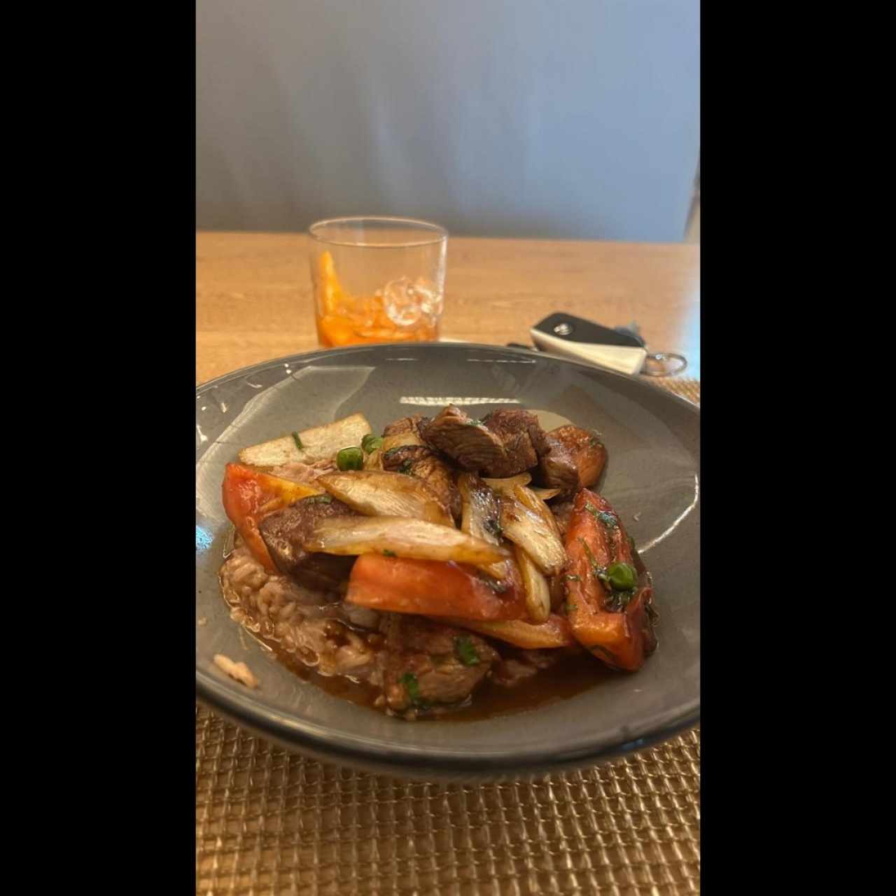 Rissoto de Quinoa con Lomo Saltado