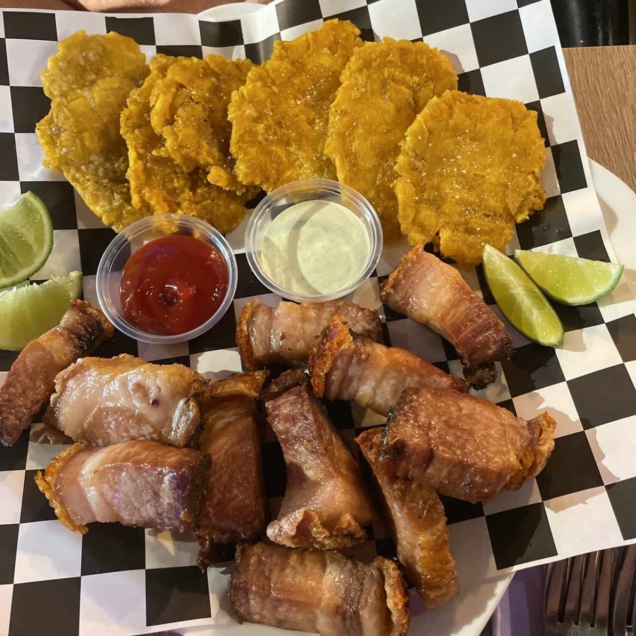 Pork Belly con patacones