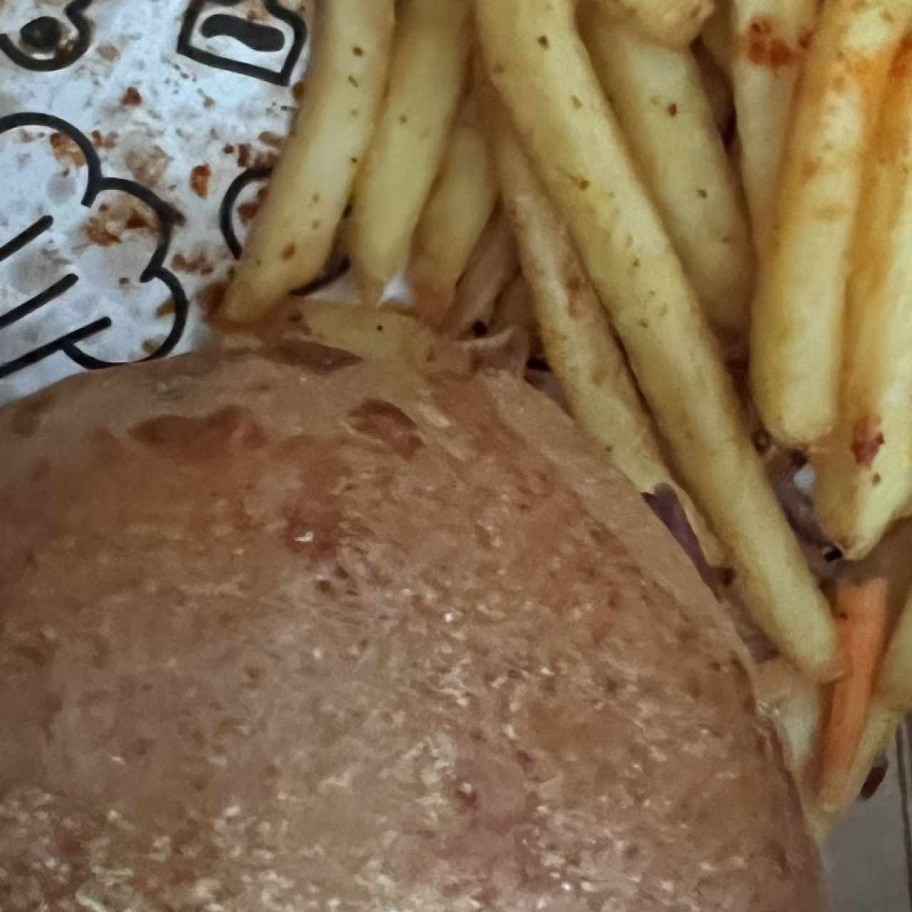 Pork burger