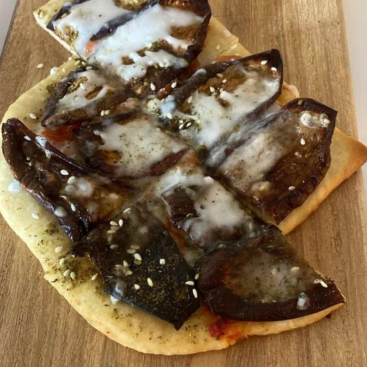 Focaccia de berenjena