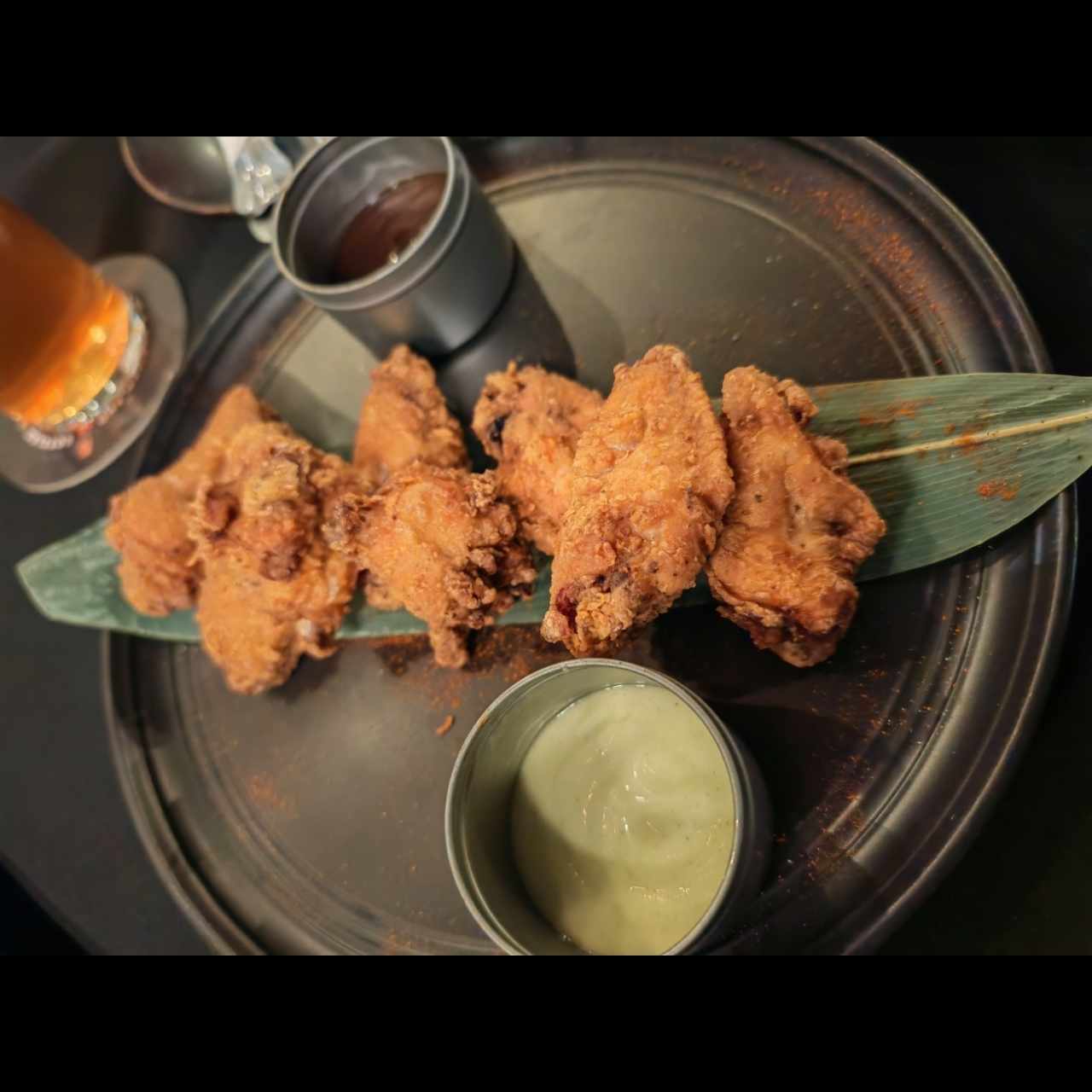 Alitas (solo había BBQ) no buffalo 