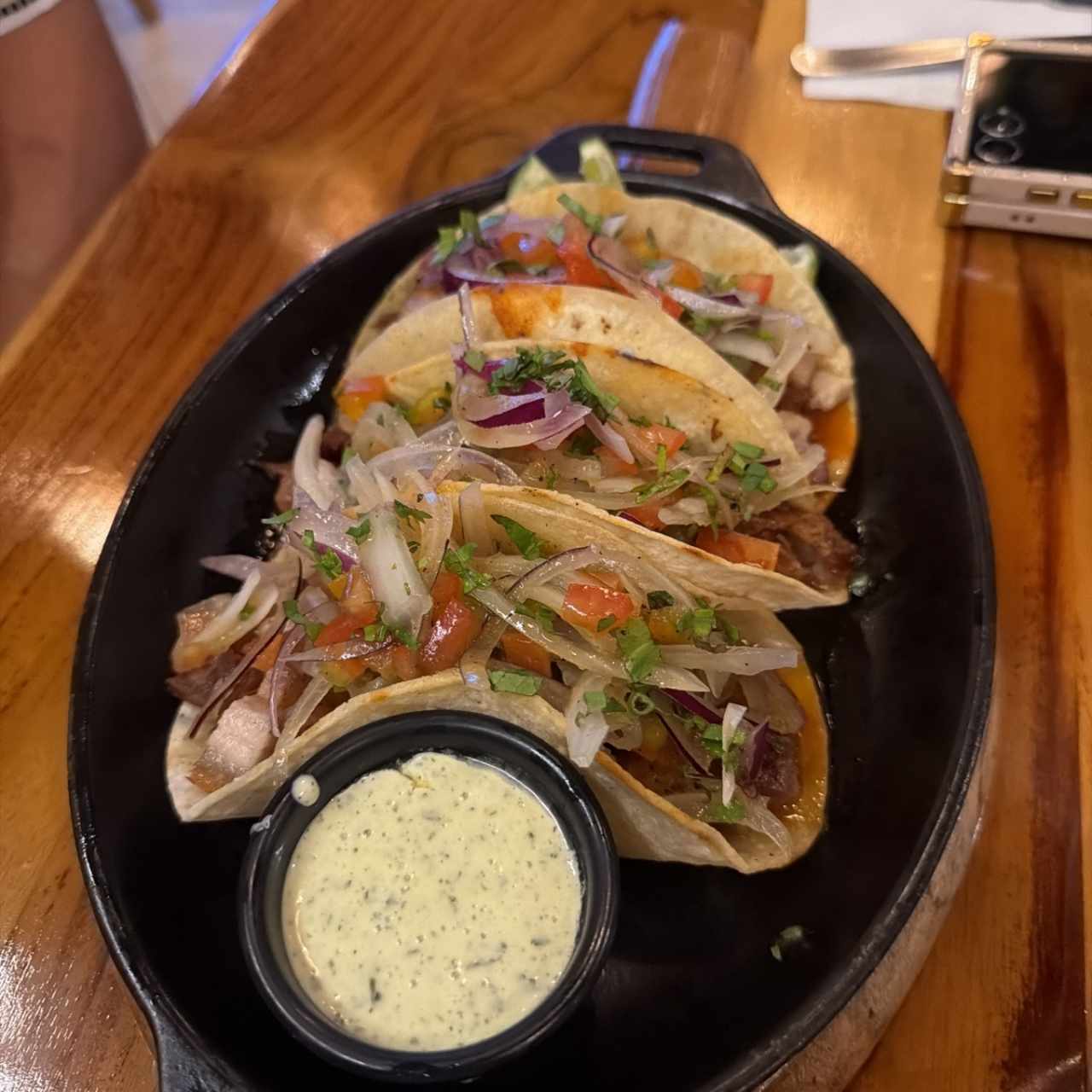 Tacos de chicharrón 