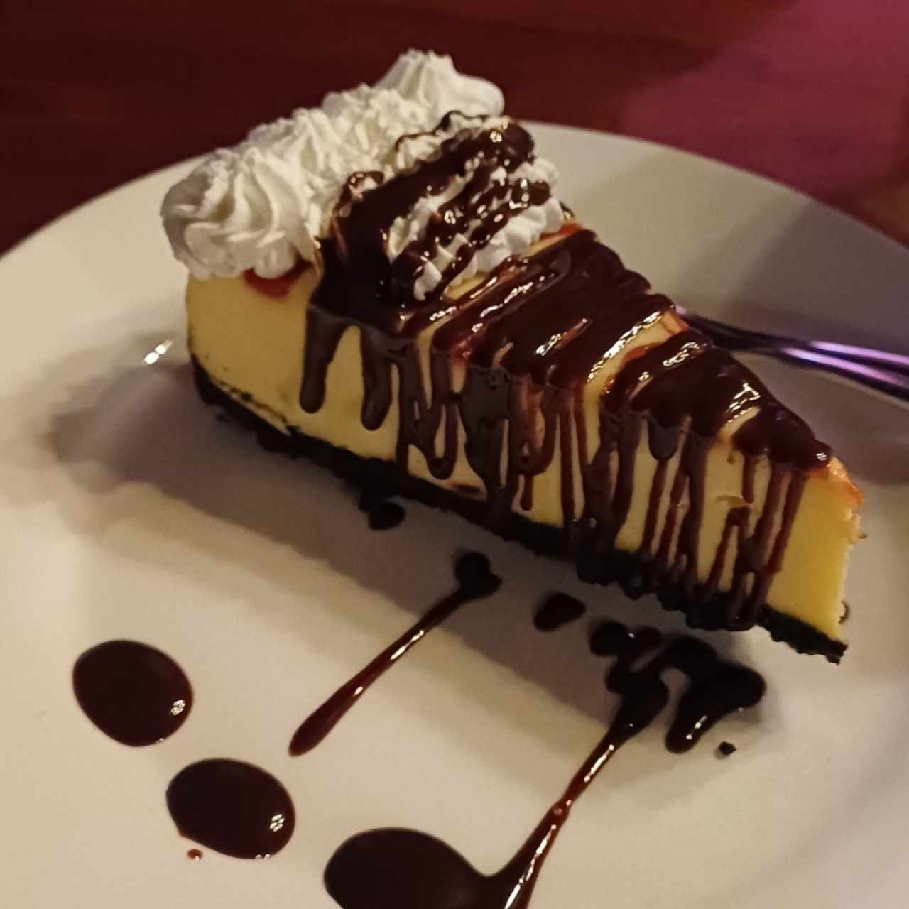 Postre de la casa - Cheesecake de Chocolate