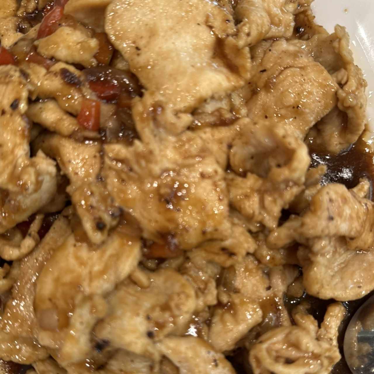 Pechuga de pollo en salsa de F/N