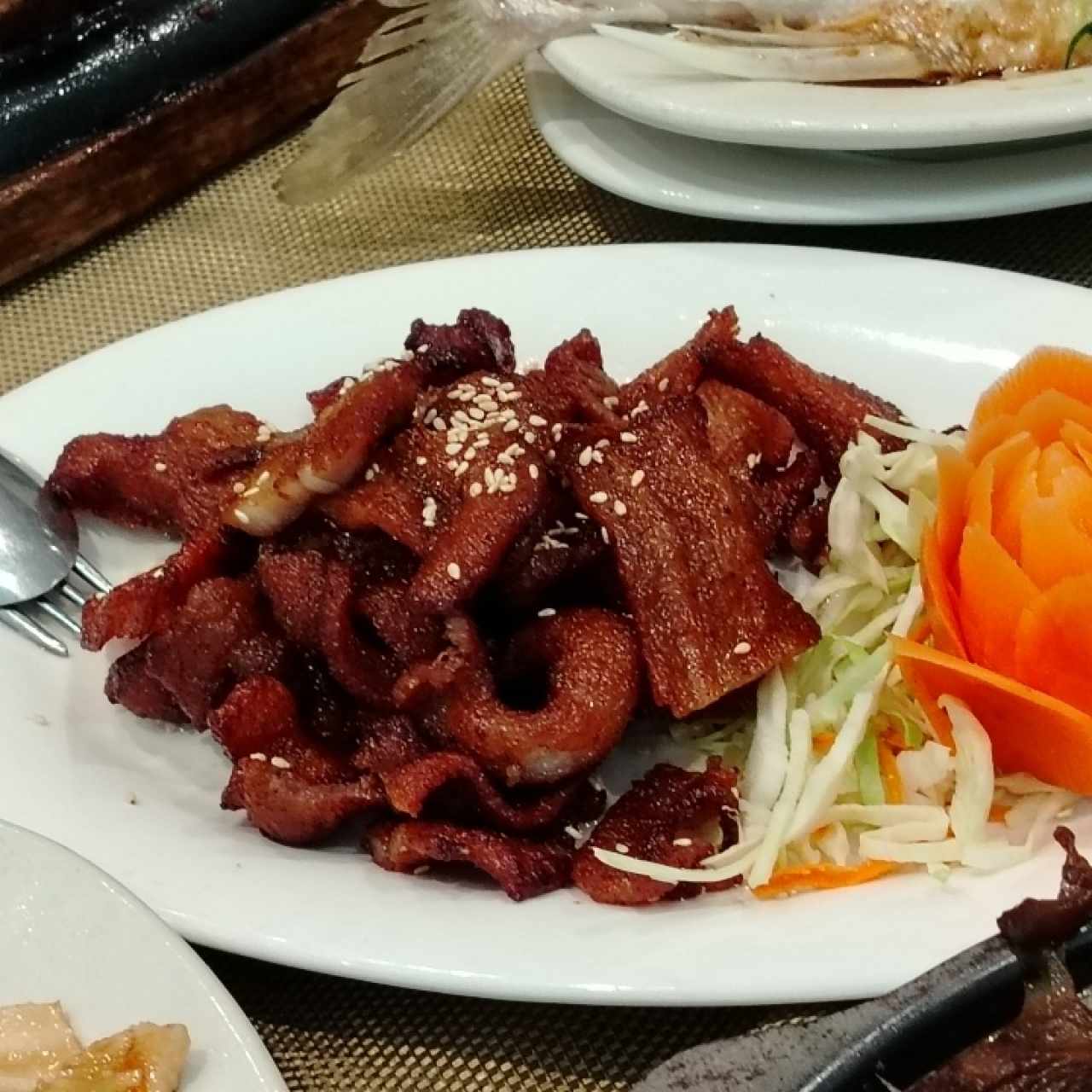 Carnes - Puerco al carbón
