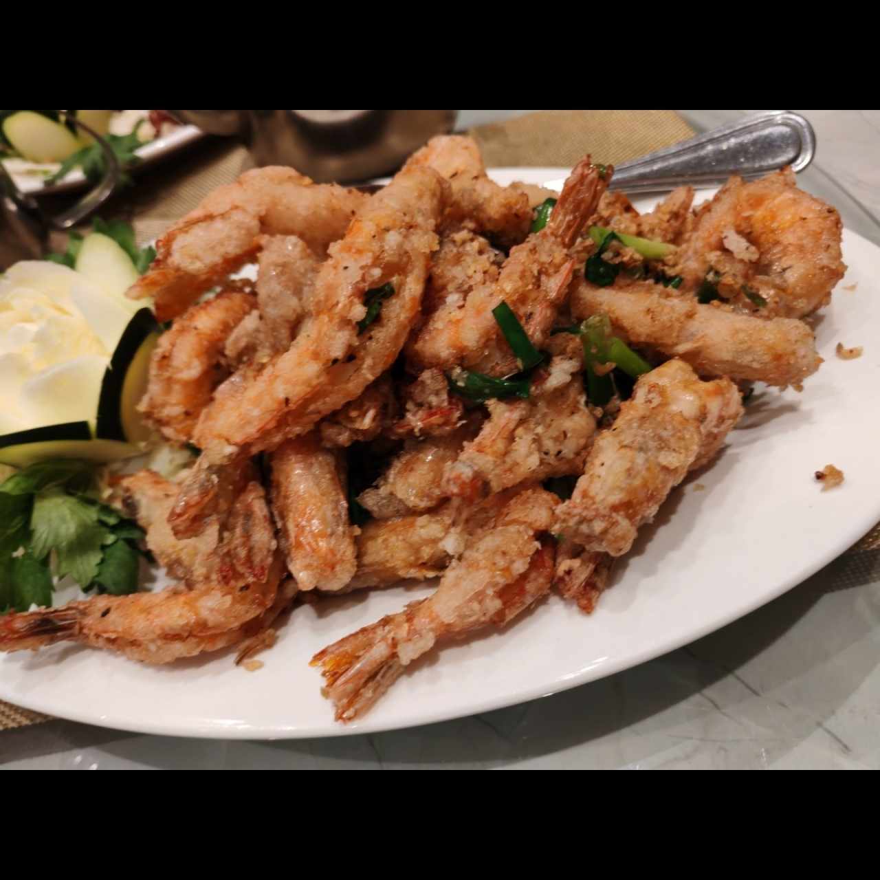 Langostinos sal y pimienta