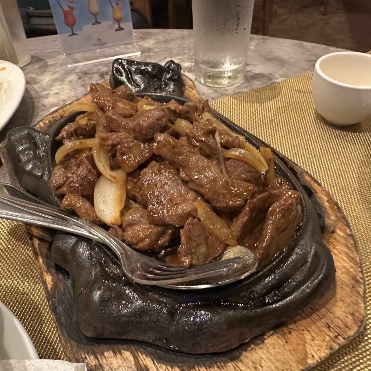 Carnes - Filete salteado Sizzling