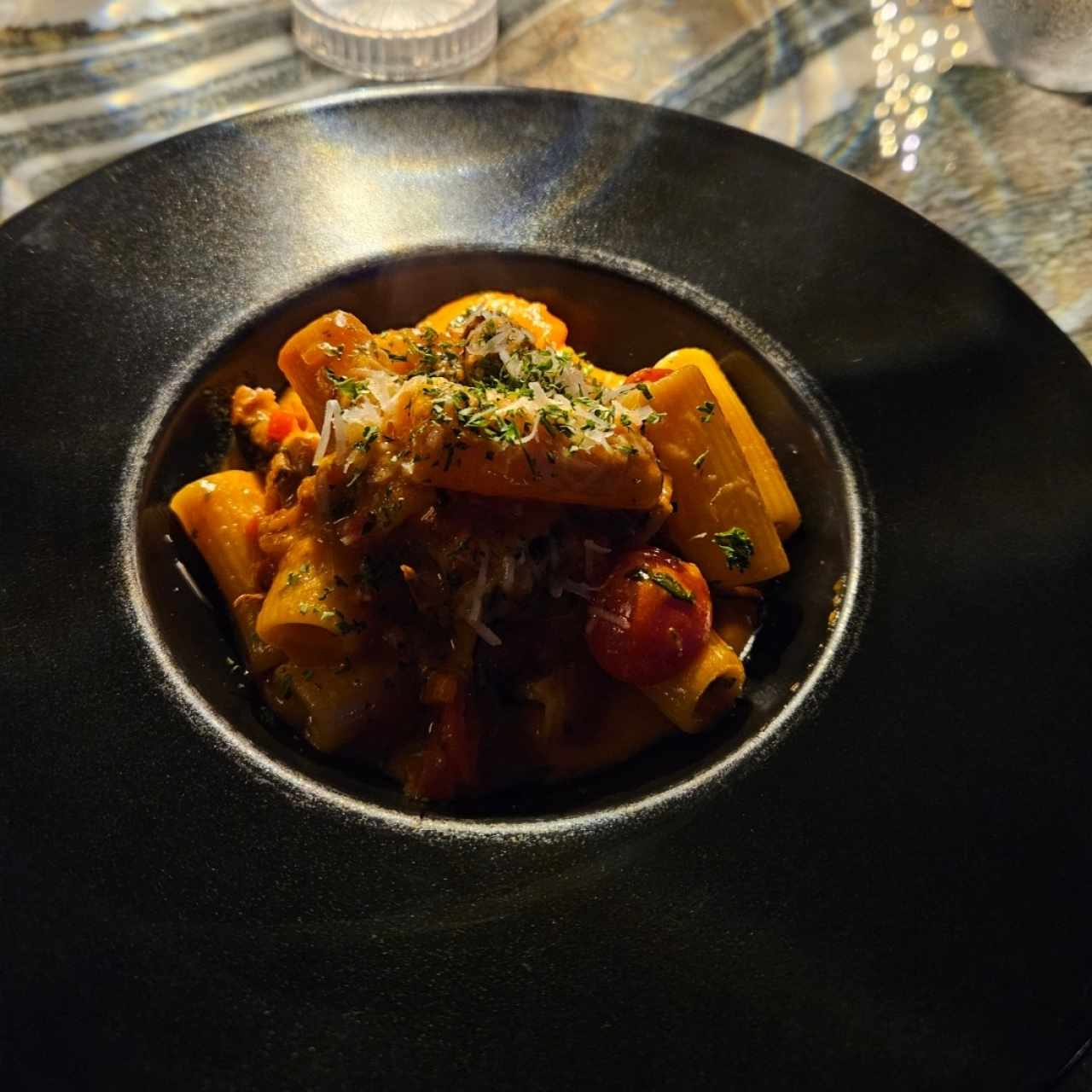 Pastas - Rigatoni con Camarón