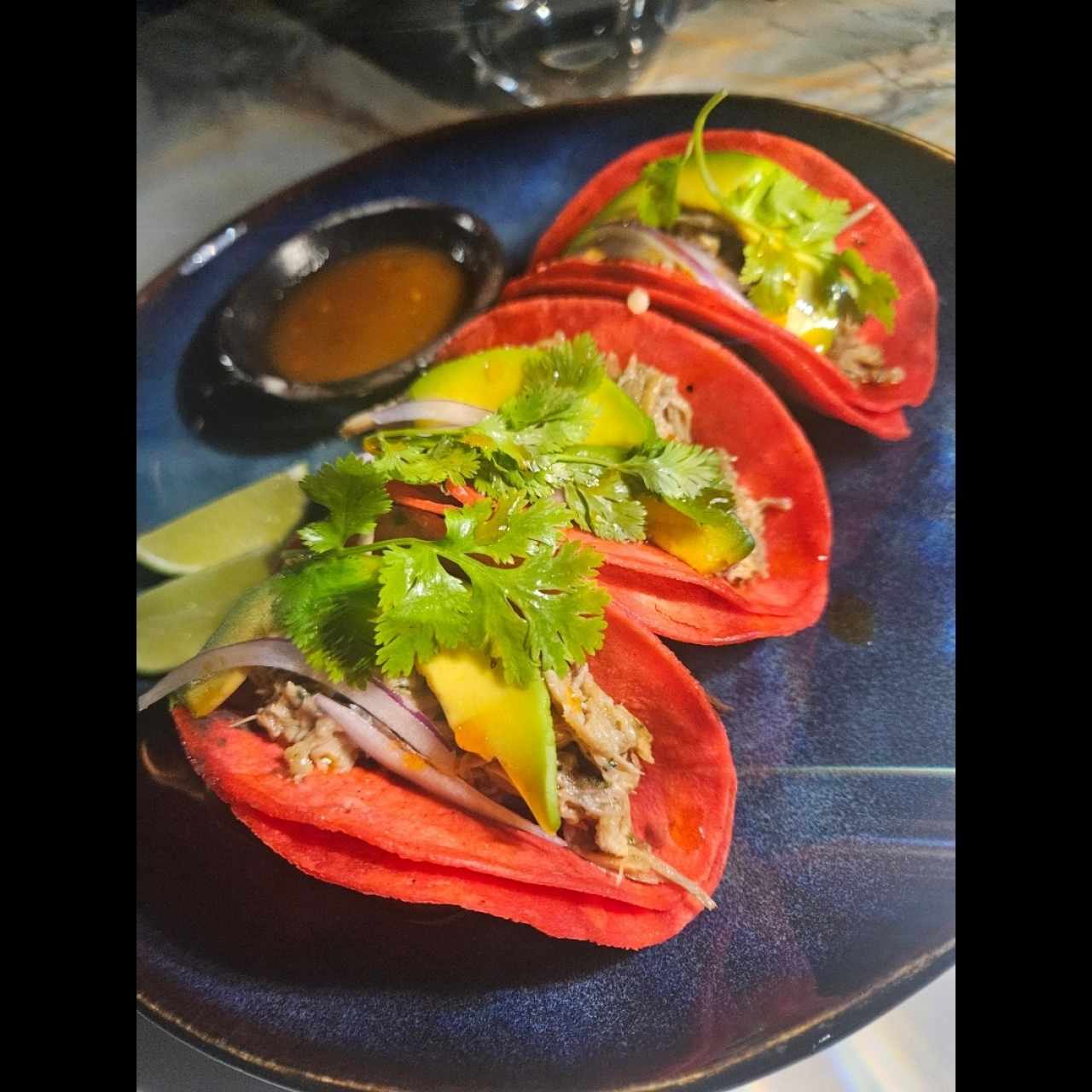 Entradas Calientes - Tacos de Pato