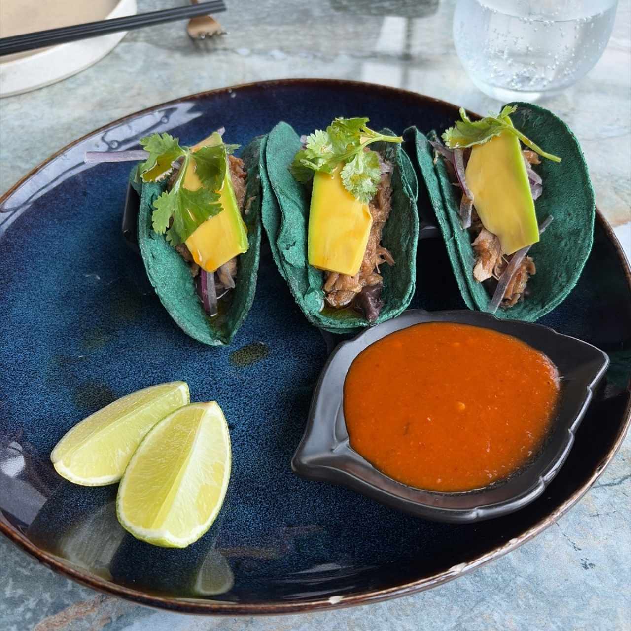Entradas Calientes - Tacos de Pato