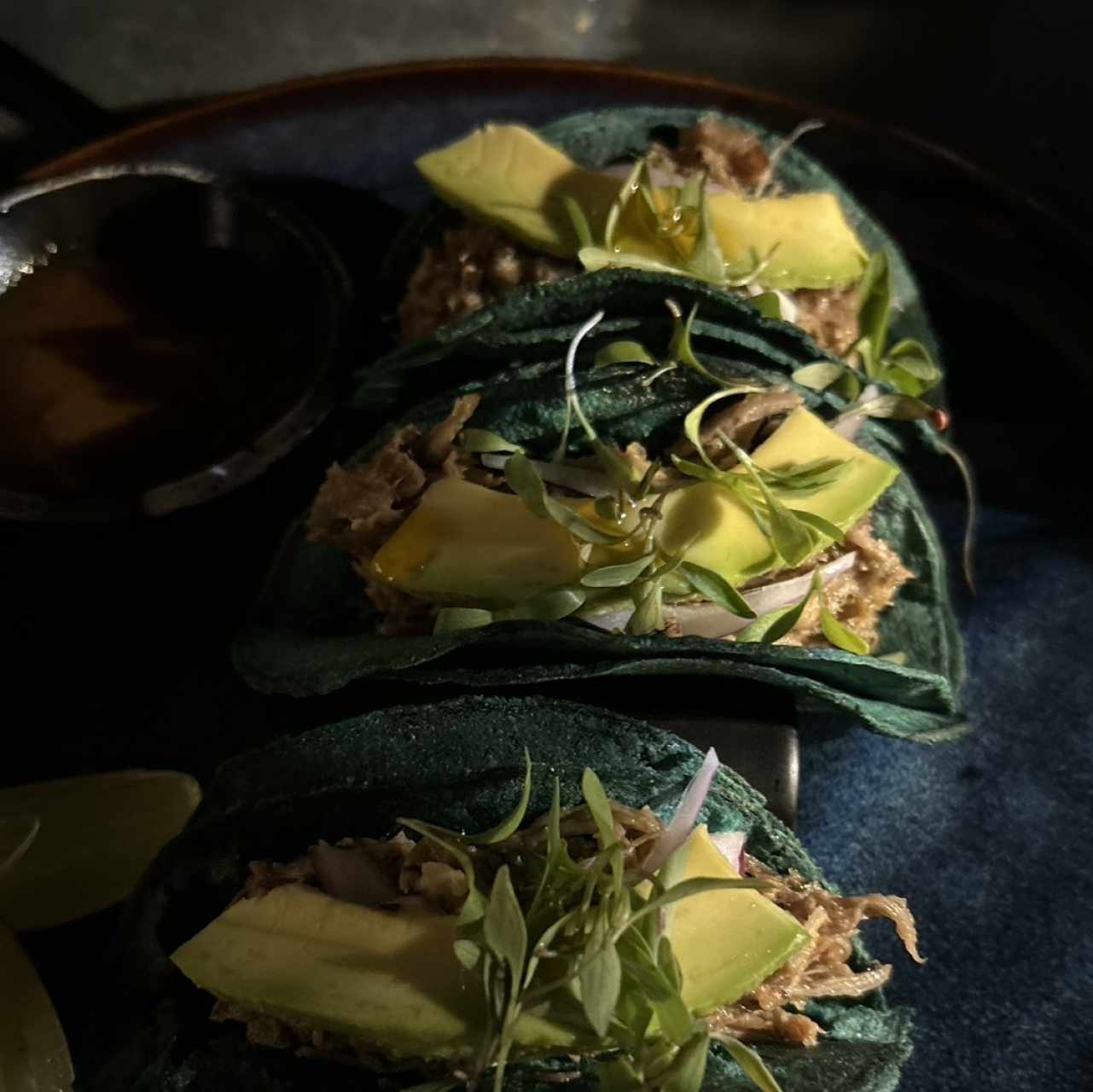 Entradas Calientes - Tacos de Pato